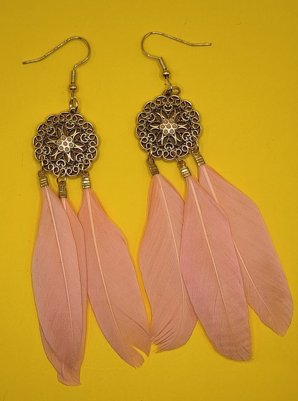 Aretes pluma