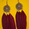 Aretes pluma
